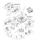 Page B Diagram and Parts List for 12A-979T401 2001 Yard Man Lawn Mower